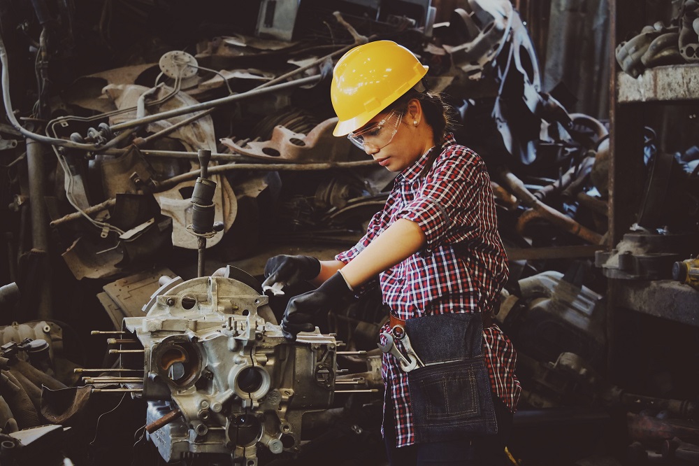 Mujeres en la construcción