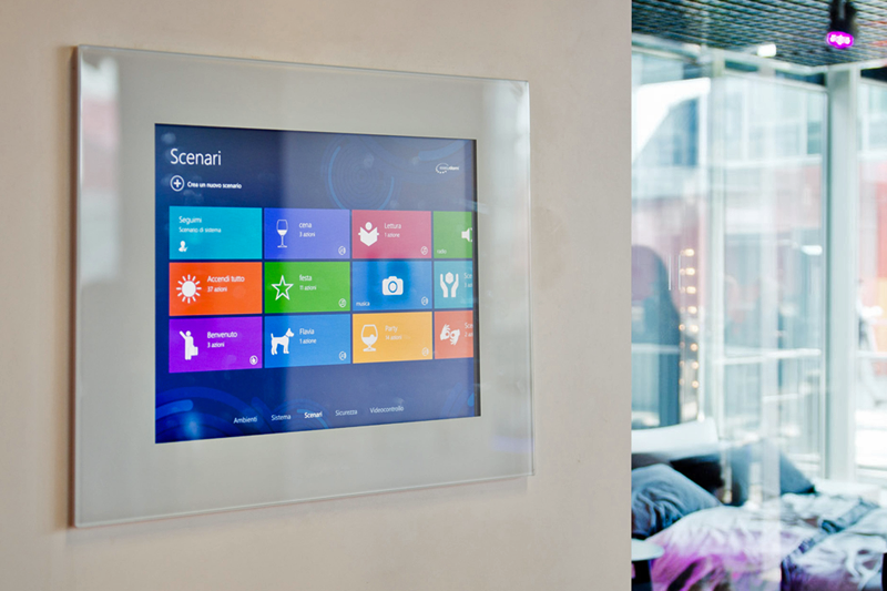 pantalla de control