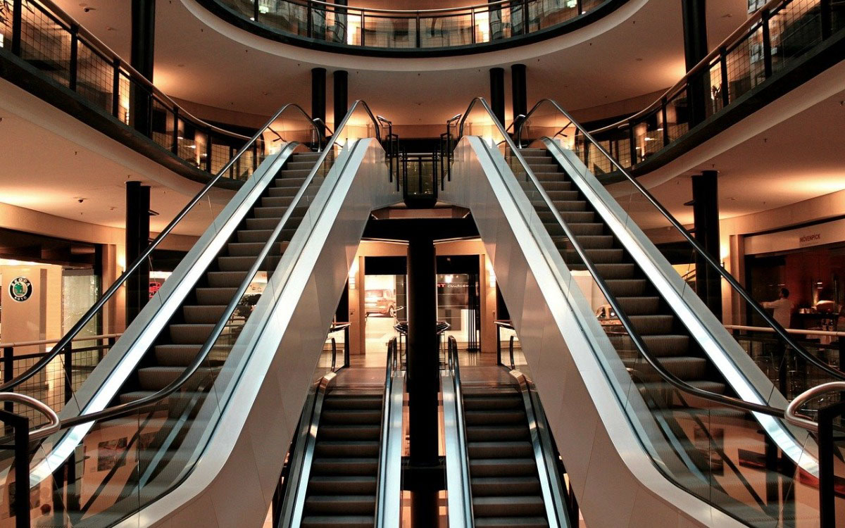 los centros comerciales