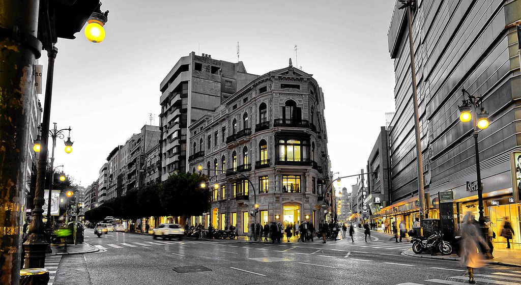 calle colon comercios en valencia