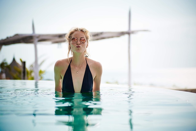 las piscinas